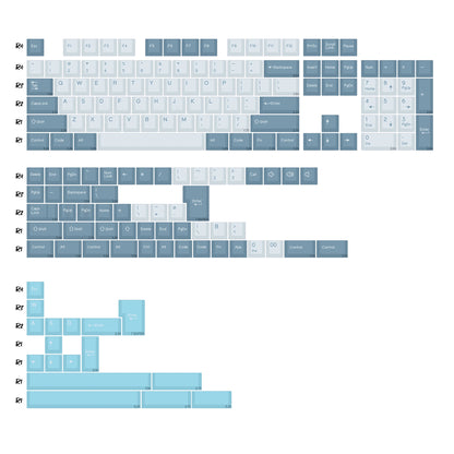Kbdiy GMK Keycap Double Shot GMK Olivia Shoko Jamon WOB Red Samurai Botanical PBT Keycaps Cherry Profile for Mechanical Keyboard