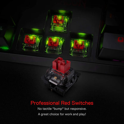 Clavier Mécanique  K582 — 104 Touches, RGB, Filaire