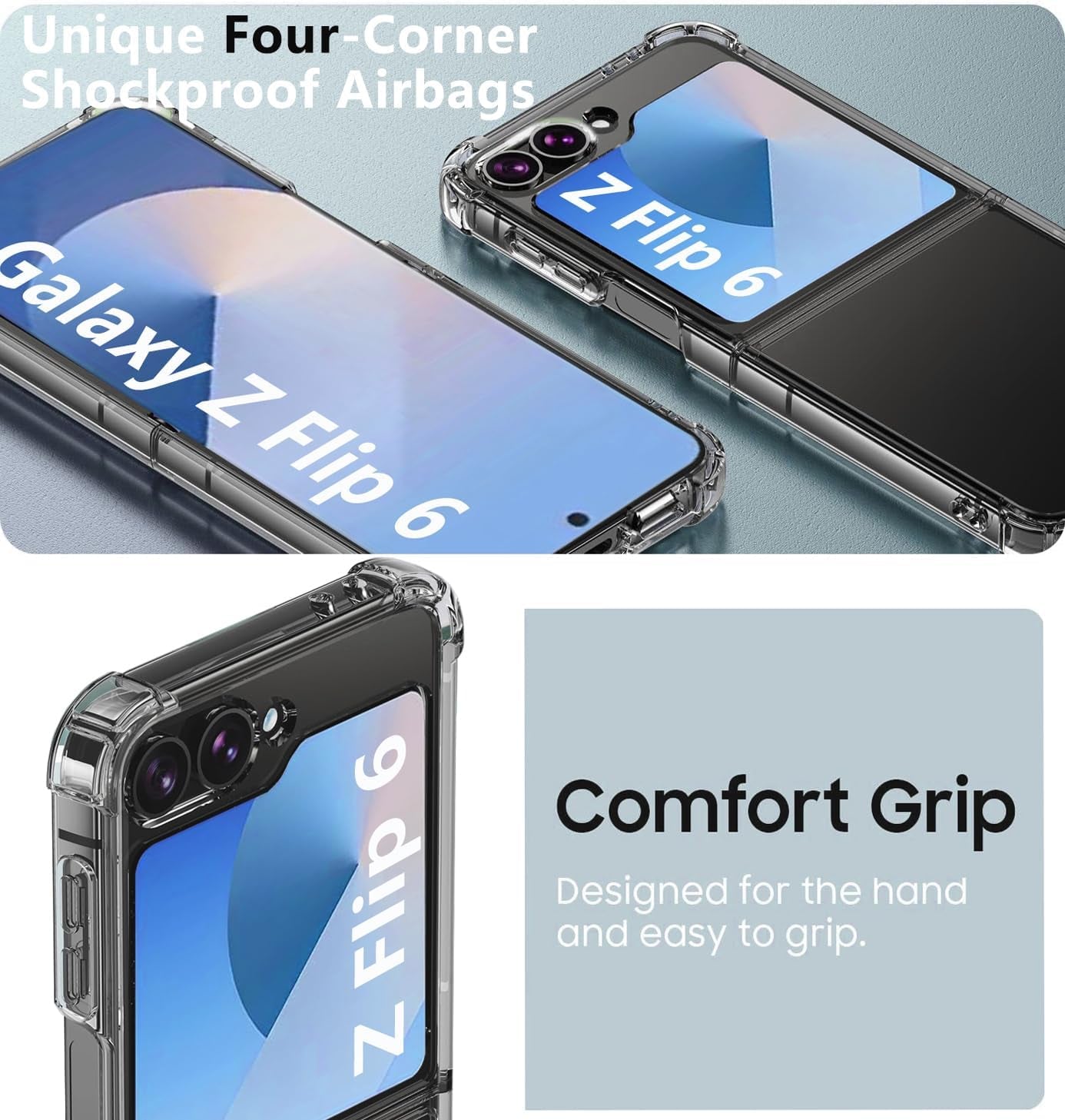 Coque Samsung Galaxy Z Flip 6 — Protecteur D'Écran Avant Inclus