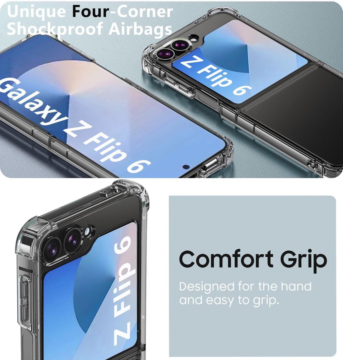 Coque Samsung Galaxy Z Flip 6 — Protecteur D'Écran Avant Inclus