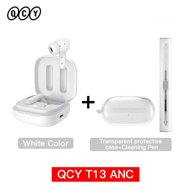 Écouteurs Bluetooth  T13 ANC — 4 Micros, Réduction De Bruit Active
