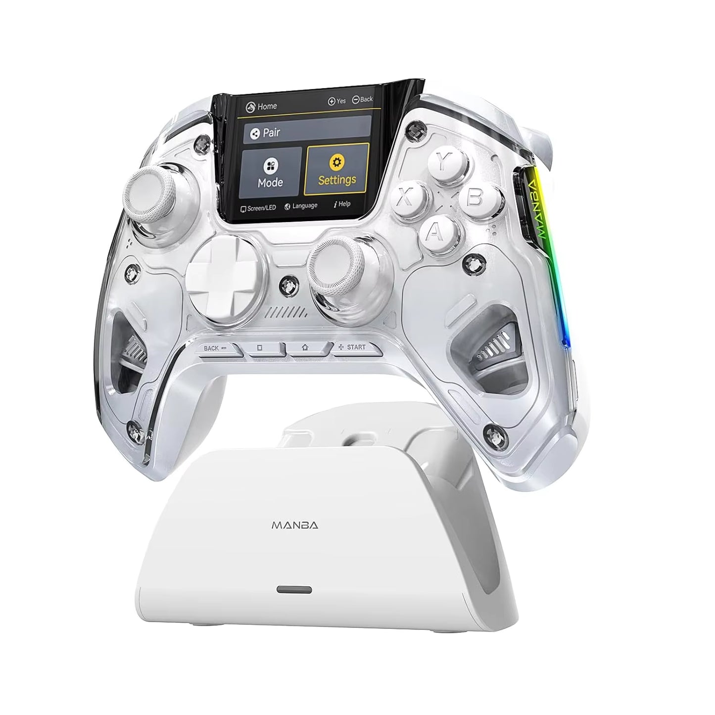 Manette Sans Fil Mamba One V2 — Effet Hall, RGB, Station De Charge Incluse