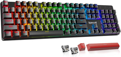 Clavier mécanique Redragon K671KS sans fil, tri-mode, hot-swap, touches PBT
