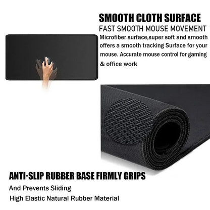 White Large Mouse Pad Carpet Simple Mat 900X400 Pc Gamer Gaming Cushiondeskmat Xxl Big Computer Table Accessories Mausepad
