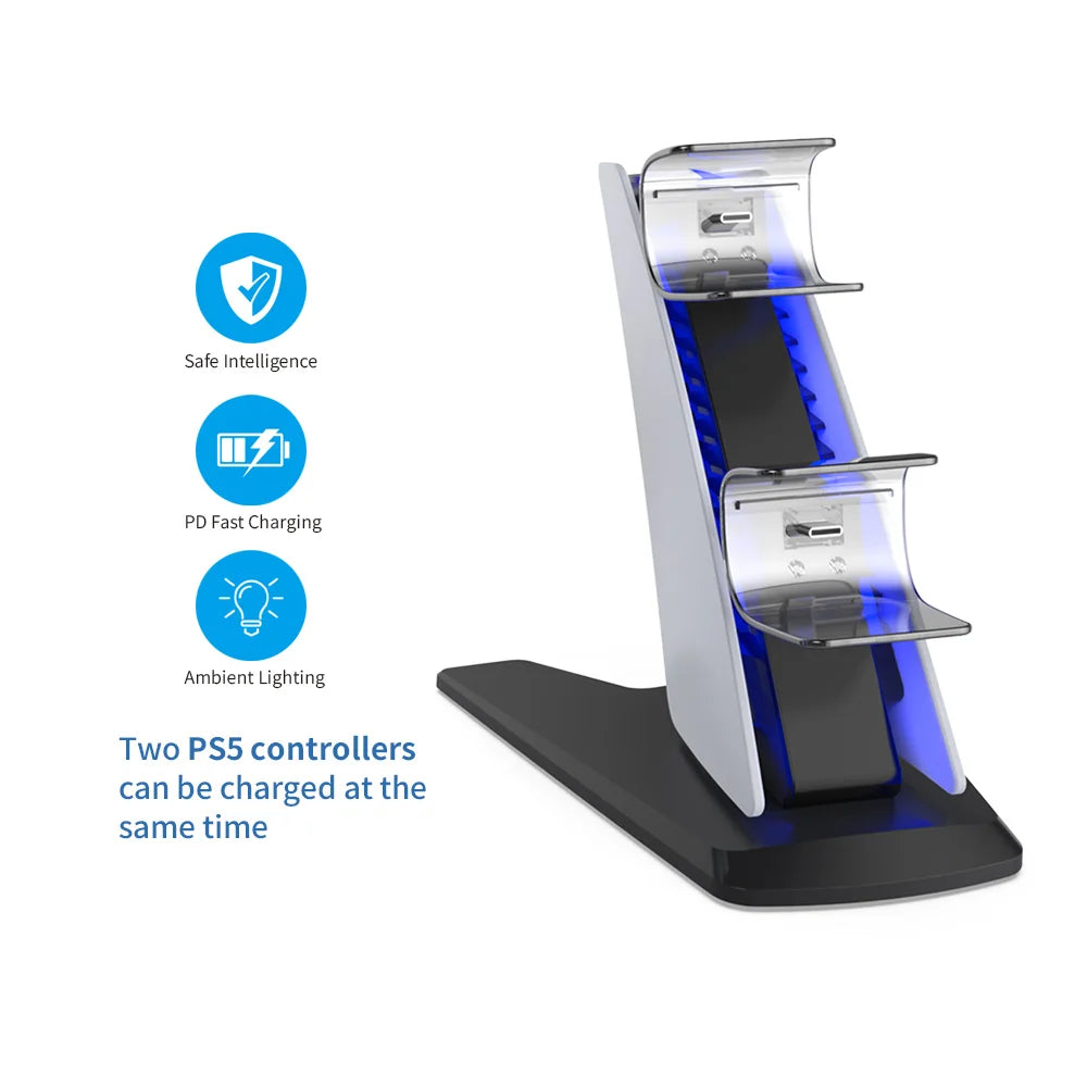 Socle De Charge Double PS5 — Berceau Pour Manettes Dualsense