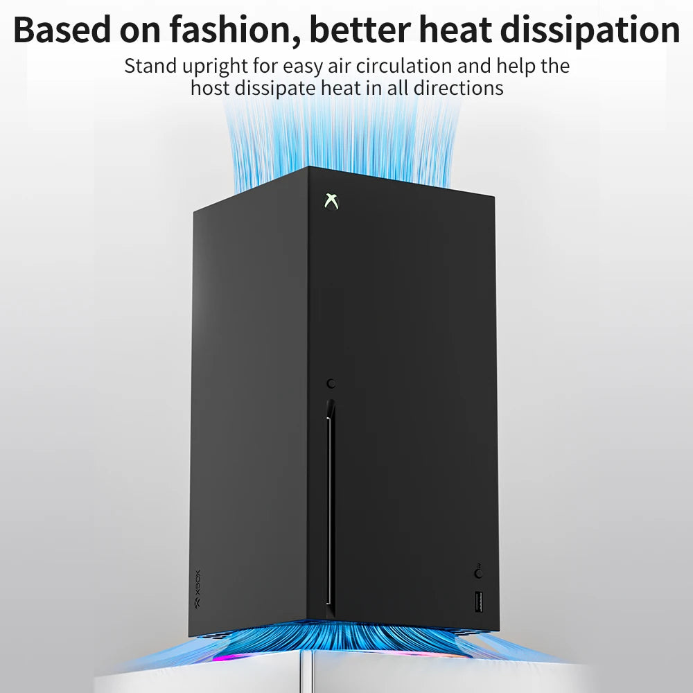 Socle Vertical RGB Xbox Series X — Base De Refroidissement