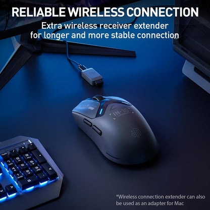 Souris Gaming  IN10P Sans Fil — Ultra-Légère, Tri-Mode