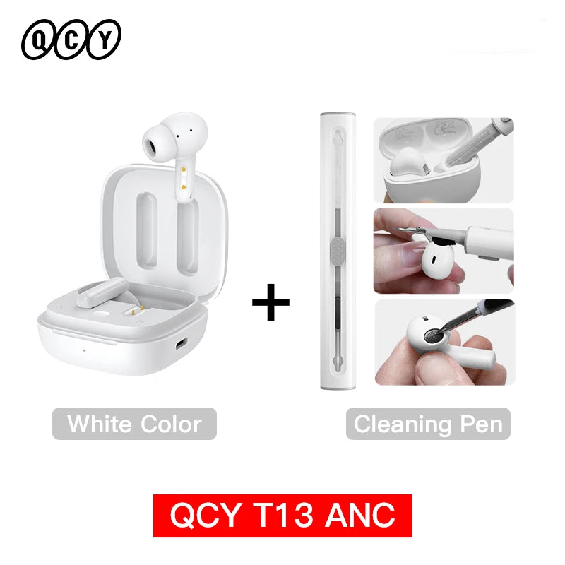 Écouteurs Bluetooth  T13 ANC — 4 Micros, Réduction De Bruit Active