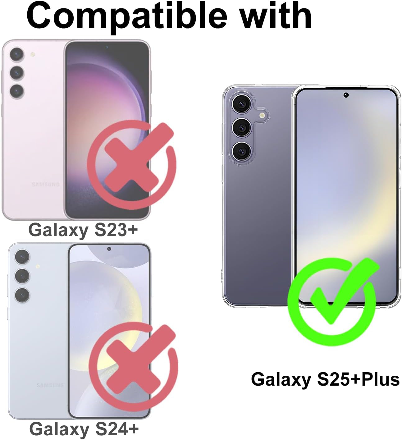 Coque Samsung Galaxy S25+ Transparente — Antichoc, Mince