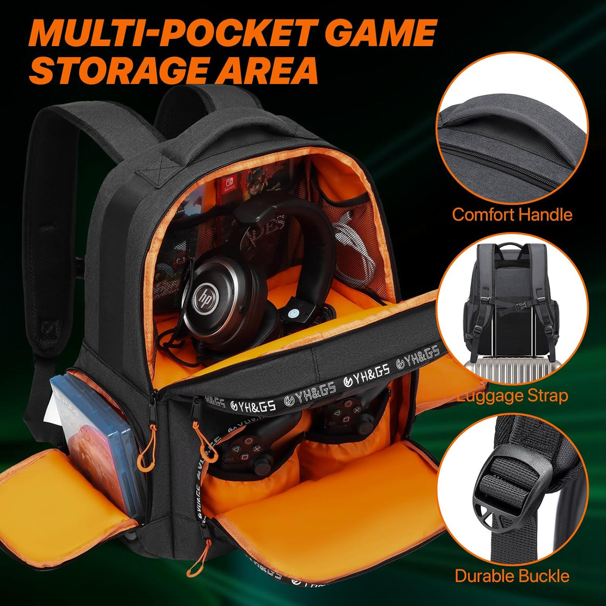 Sac À Dos Xbox Series X|S — Transport Console, Manettes Et Casque