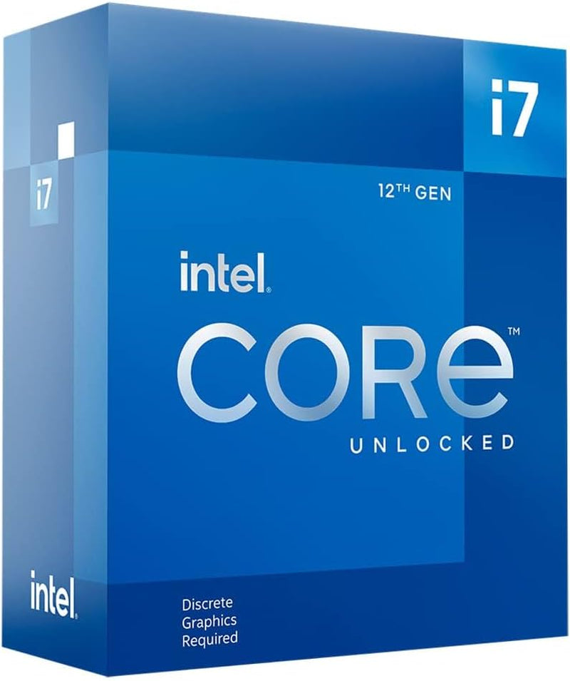 Processeur Intel Core i7-12700KF, 12 Cœurs, Jusqu'à 5,0 GHz