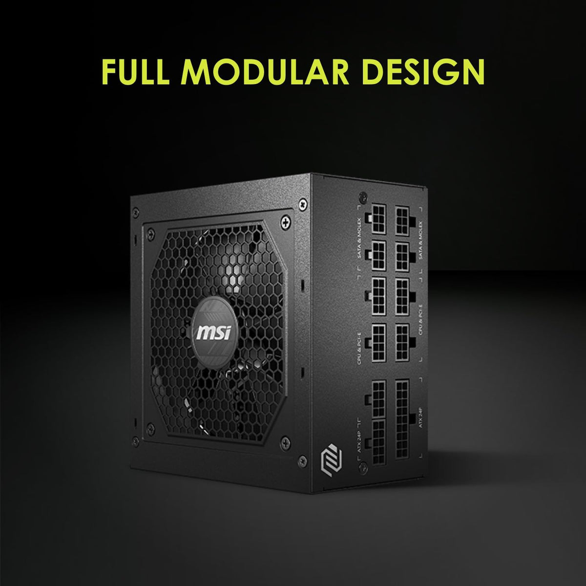 Alimentation MSI MAG A650GL 650 W — 80+ Gold, Modulaire, Garantie 10 Ans