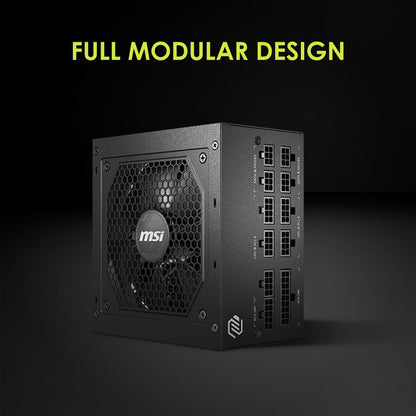 Alimentation MSI MAG A650GL 650 W — 80+ Gold, Modulaire, Garantie 10 Ans