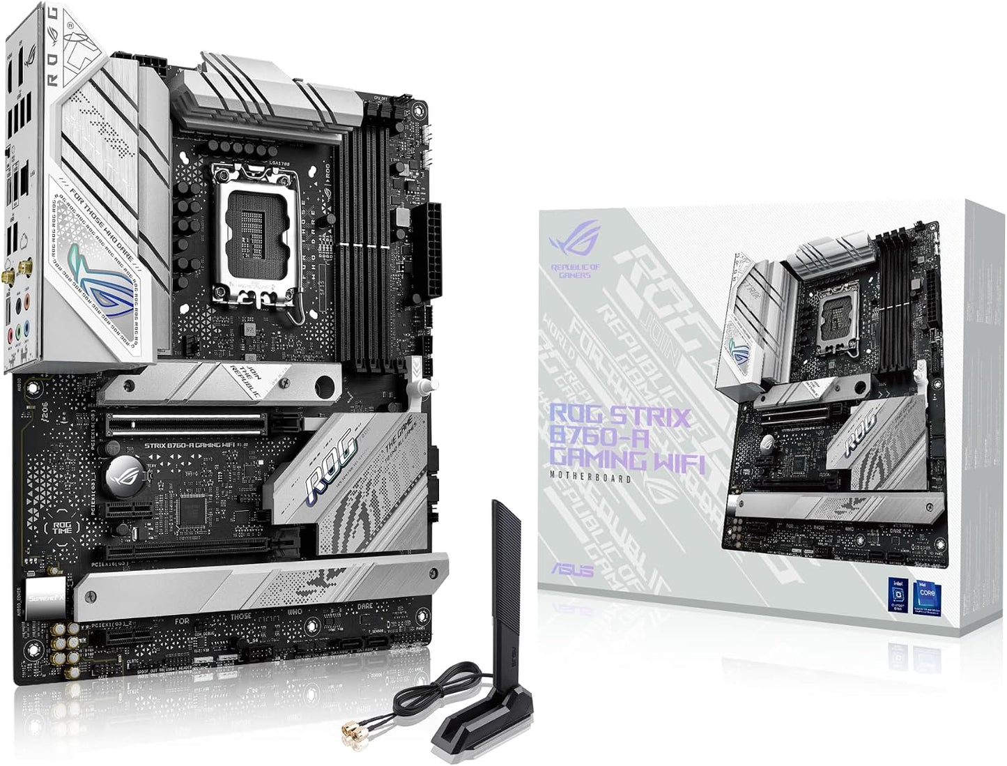 Carte Mère ASUS ROG Strix B760-A Gaming WiFi, Intel LGA1700, DDR5