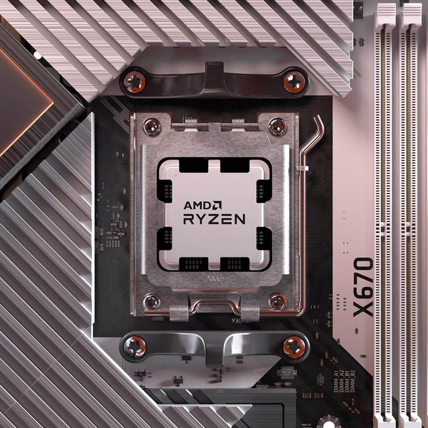 Processeur AMD Ryzen 7 8700G — 8 Cœurs, Graphiques Radeon Intégrés