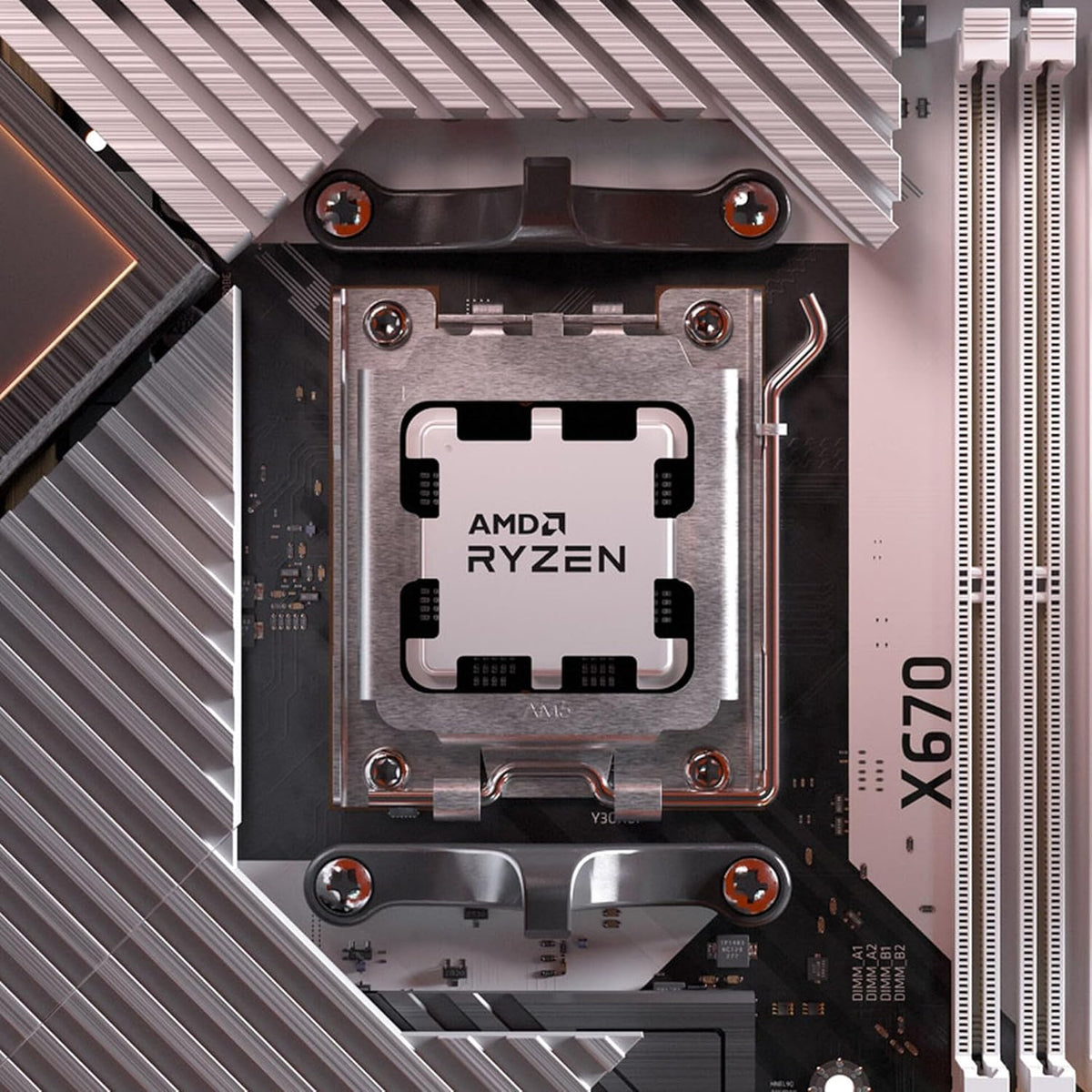 Processeur AMD Ryzen 7 8700G — 8 Cœurs, Graphiques Radeon Intégrés