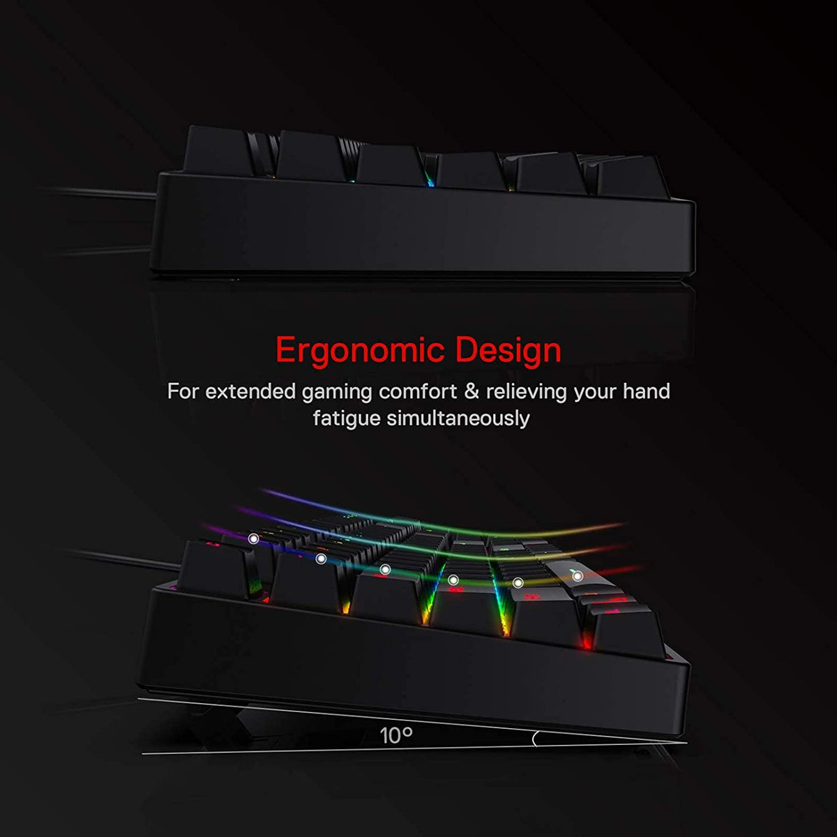 Clavier Mécanique  K582 — 104 Touches, RGB, Filaire