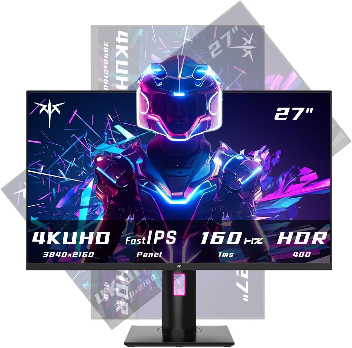 Écran KTC 27 po, 4K UHD 160 Hz, Fast IPS 1 ms, HDR400, pied ajustable