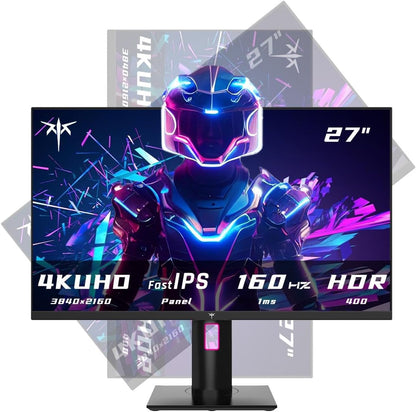 Écran KTC 27 po, 4K UHD 160 Hz, Fast IPS 1 ms, HDR400, pied ajustable