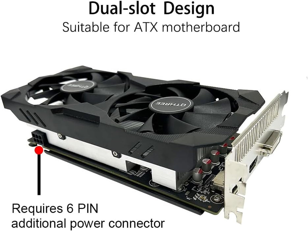 Radeon RX 560 XT 8GB GDDR5 Graphics Card,1792Sp,128 Bits,Dvi,Hdmi,Dp | Gaming Video Card for PC ,Computer GPU,PCI Express X16 3.0,Directx 12,Opengl 4.6,Compatible with Windows 11/10