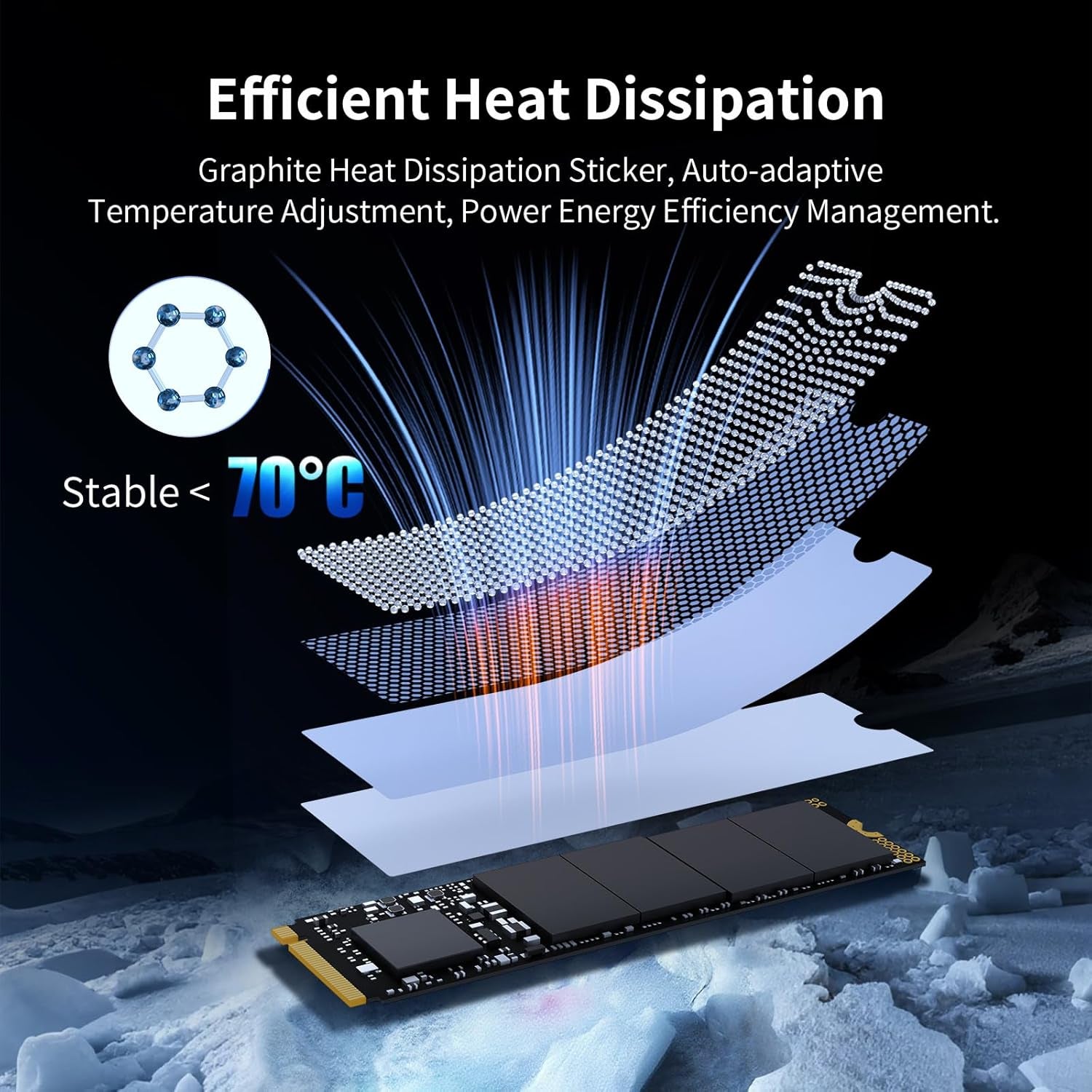 SSD  EN880E 1 to Nvme — Pcie Gen4, Jusqu'À 7100 Mo/S