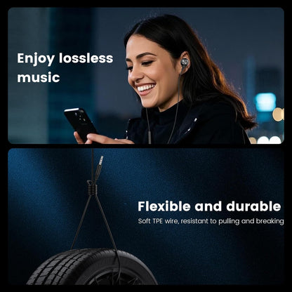 Écouteurs Filaires Avec Micro — Intra-Auriculaires 3,5 Mm