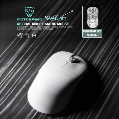 Souris Gaming  X6 Sans Fil — 26000 DPI, 46 G