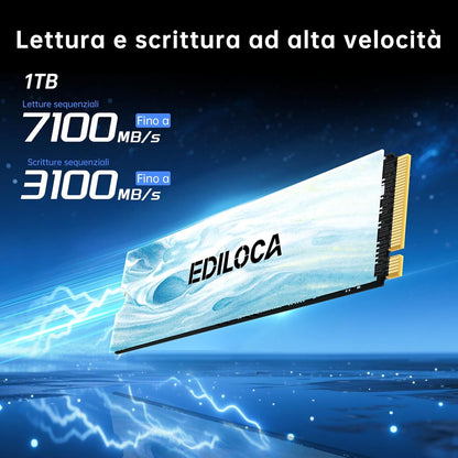 SSD  EN880E 1 to Nvme — Pcie Gen4, Jusqu'À 7100 Mo/S