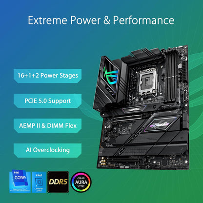 Carte Mère ASUS ROG Strix Z790-F Gaming Wifi II — Intel, DDR5, Wifi 7