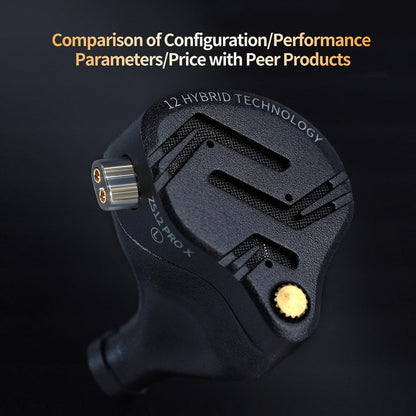 Écouteurs KZ ZS12 Pro X Avec Micro — 6 Drivers, Interrupteurs D'Accord