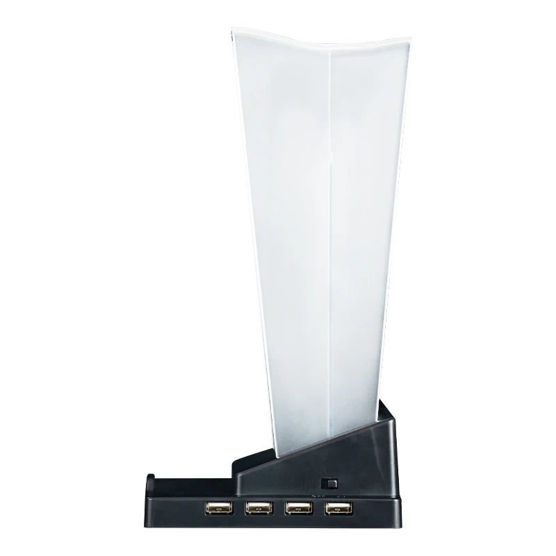 Support Casque Transparent RGB — Écran LED + Porte-Téléphone