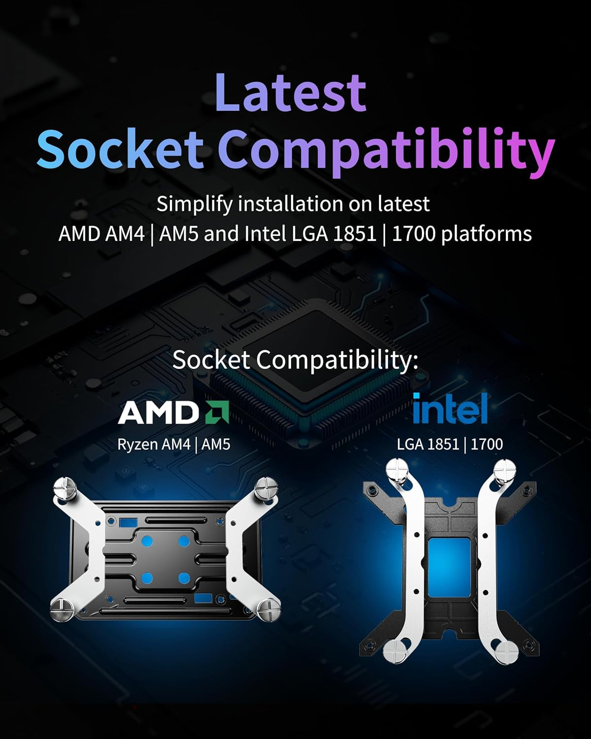 Refroidisseur Liquide AIO 240 Mm — 2 Ventilateurs ARGB, Intel Et AMD