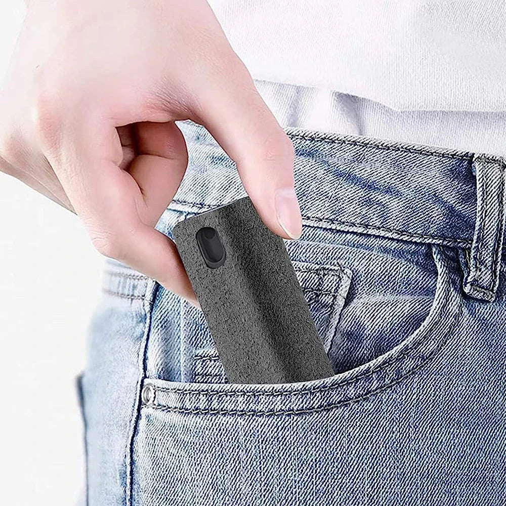 Nettoyant d'écran 2 en 1 vaporisateur et microfibre