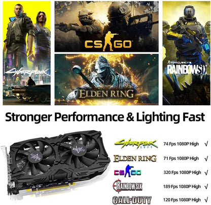 Carte Graphique Radeon RX 5500 — 8 Go GDDR6, 3× Displayport + HDMI