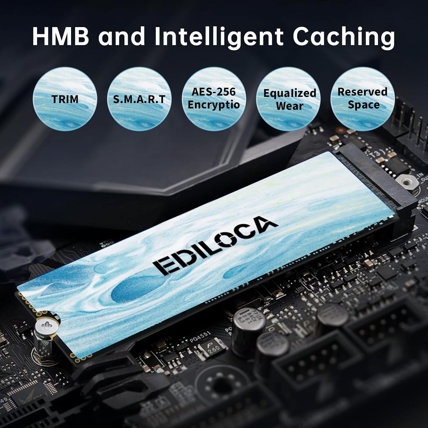 SSD  EN880E 1 to Nvme — Pcie Gen4, Jusqu'À 7100 Mo/S