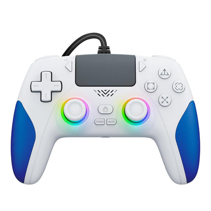 Manette Filaire RGB — PS5 Et PC, Programmable, Turbo, Prise Casque