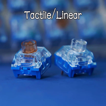Kailh Deep Sea Pro Whale Silent Tactile Switches Islet Linear Switches for Lubed Mechanical Keyboard Switch