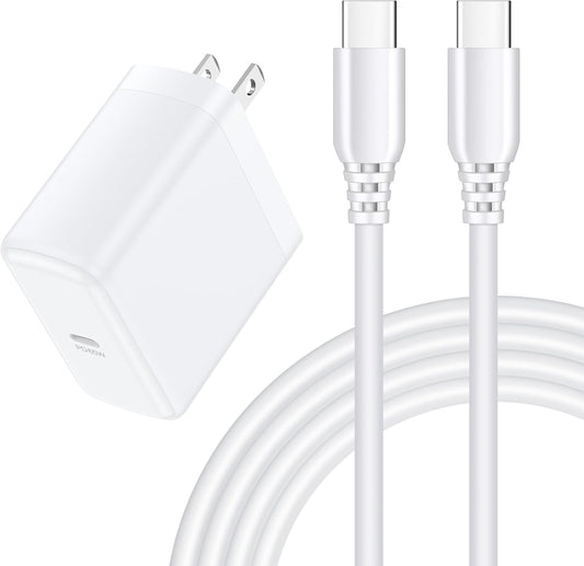 Chargeur 65 W USB-C + câble 6 pi, charge ultra rapide téléphone