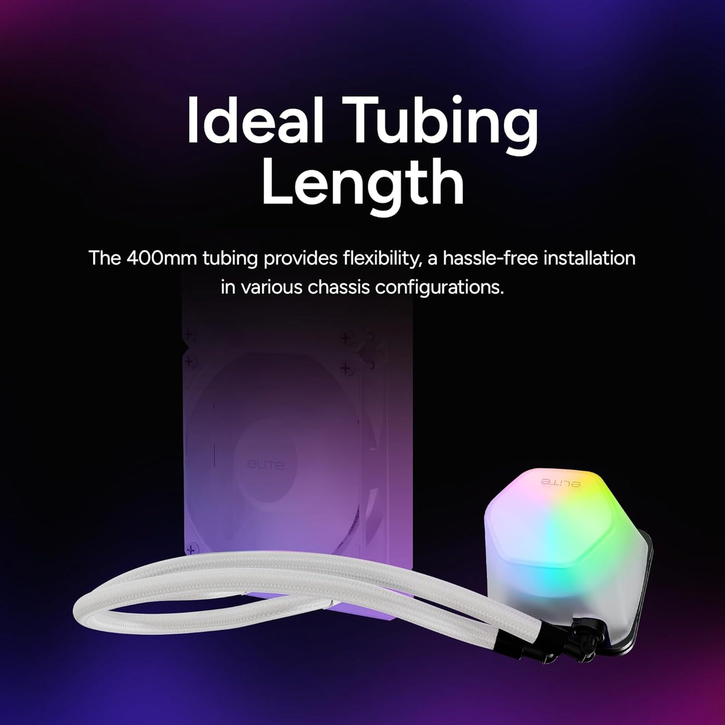 Refroidisseur Cooler Master Elite Liquid 360 Blanc — AIO ARGB