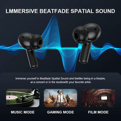 Écouteurs Bluetooth ANC Étui Écran Tactile — Bluetooth 5.3 + Appli