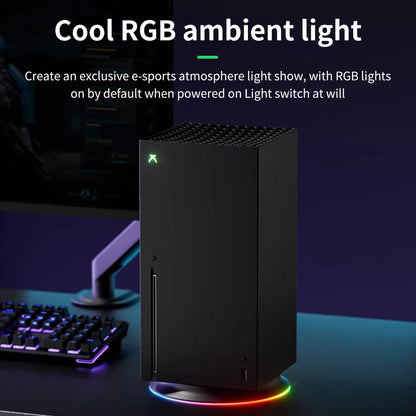 Socle Vertical RGB Xbox Series X — Base De Refroidissement