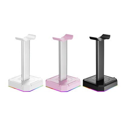 Support Casque RGB Rétroéclairé — Organisateur De Bureau
