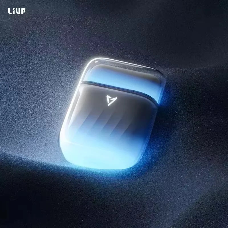 Écouteurs Bluetooth gaming Liup LP1, sable mouvant lumineux, faible latence