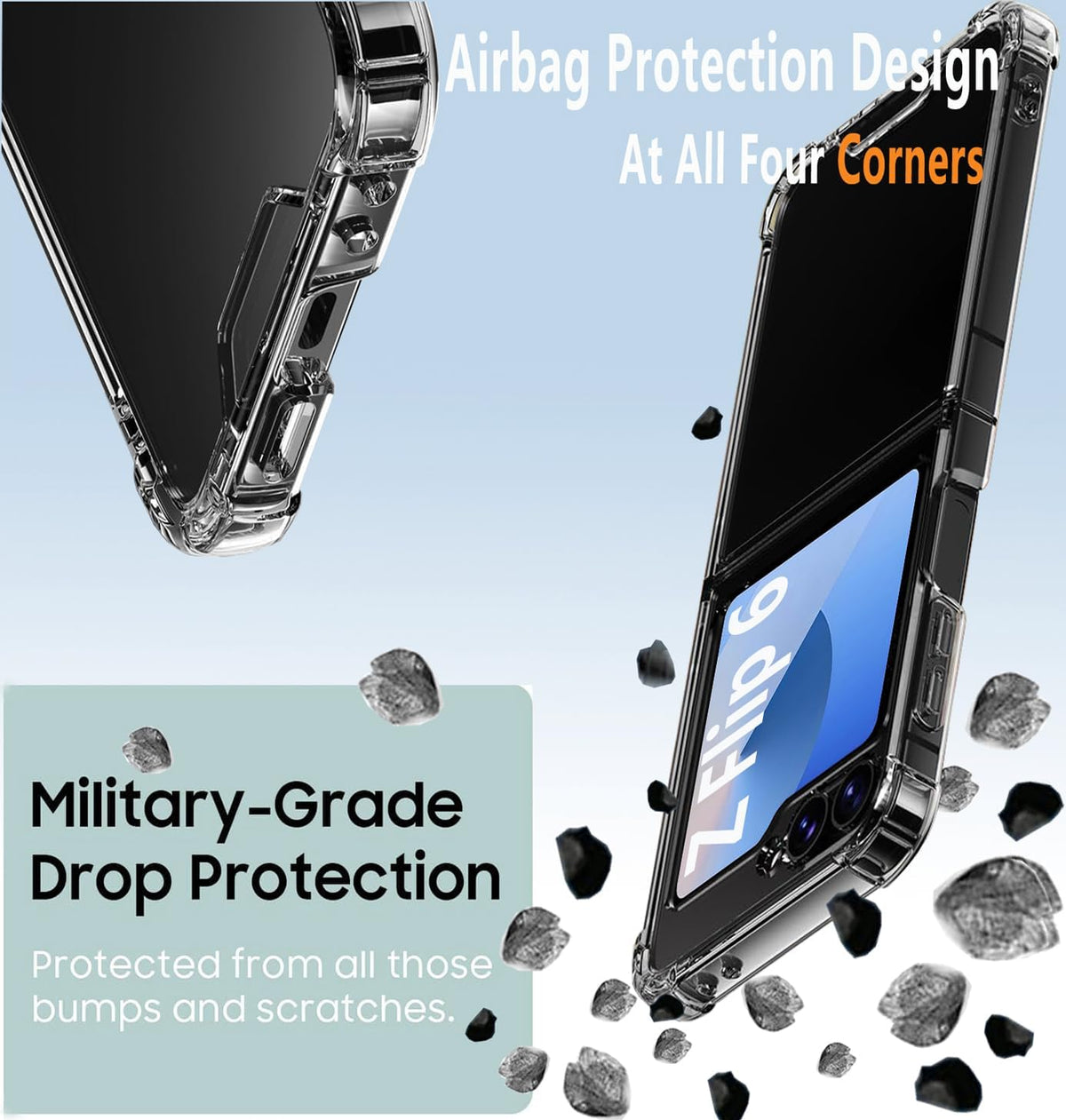 Coque Samsung Galaxy Z Flip 6 — Protecteur D'Écran Avant Inclus