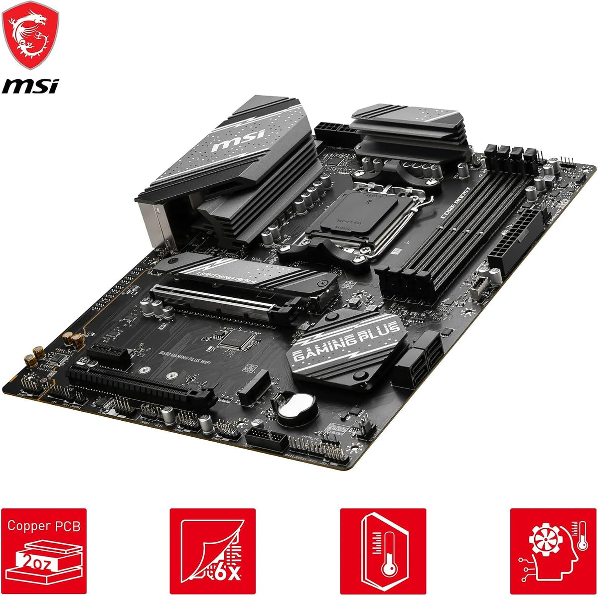 Carte Mère  B650 Gaming plus Wifi — AM5, ATX, DDR5