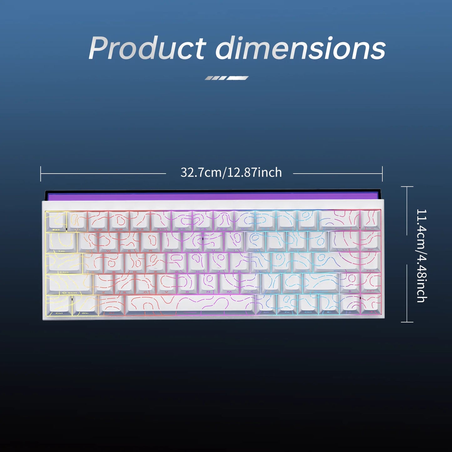 Clavier Mécanique AJAZZ NK68 — 68 Touches, Hot-Swap, RGB
