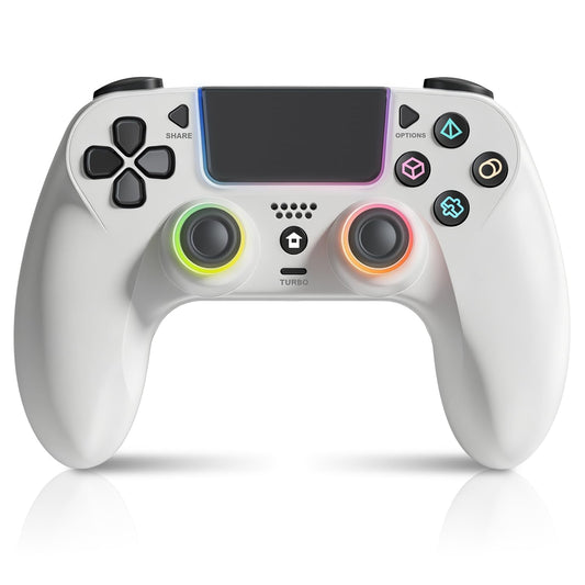 Manette Sans Fil LED Pour PS5 — Effet Hall, Turbo, Palettes Arrière