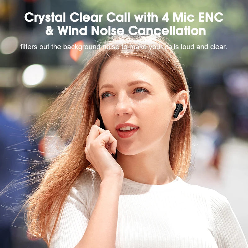 Écouteurs Bluetooth  T13 ANC — 4 Micros, Réduction De Bruit Active