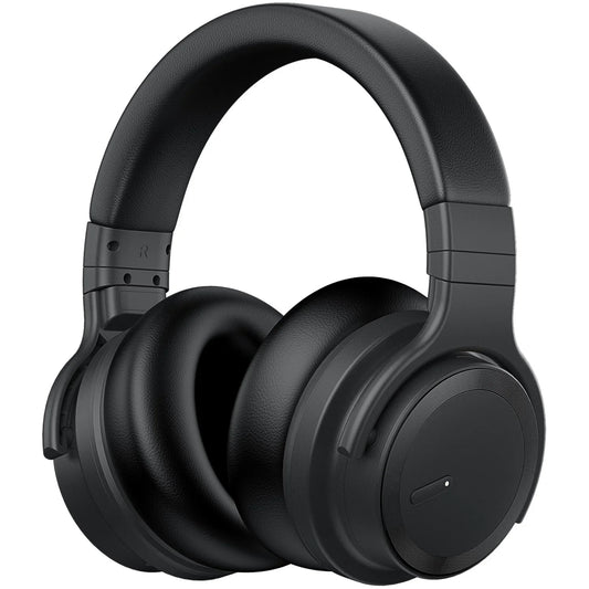 Casque Bluetooth ANC à basses profondes, 30 h d'autonomie, noir