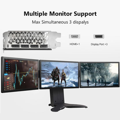 Carte Graphique Radeon RX 5500 — 8 Go GDDR6, 3× Displayport + HDMI